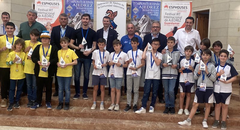 podio Sub 12 CAmpeonato España Ajedrez